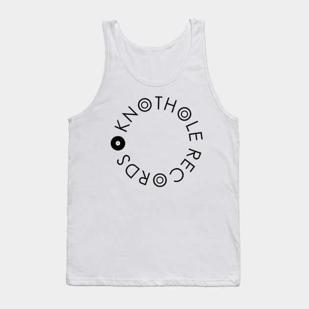 Knothole Records (Black Text) Tank Top by JamieAlimorad